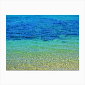 Blue Water Canvas Print