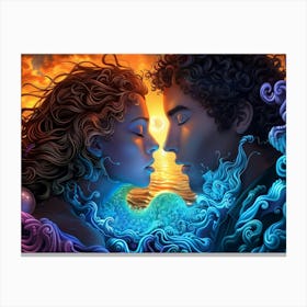 Oceans Of Love Canvas Print