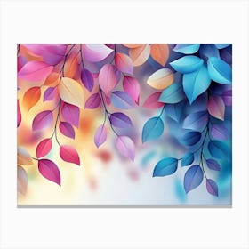 Colorful Leaves 5 Canvas Print