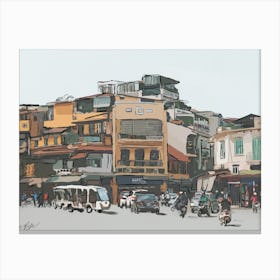 Hanoi Junction Canvas Print