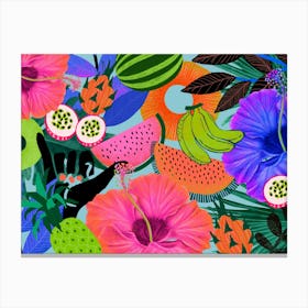 Tropical Flowers 4 Canvas Print