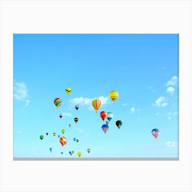 Air Balloon Festival - Blue Sky Canvas Print