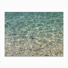 Clear Water Canvas Print