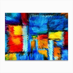 Acrylic Extruded Painting 505 Canvas Print