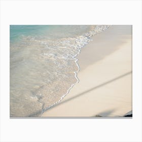 Tropical Escape Gentle Waves At Cape Verde Beach Canvas Print