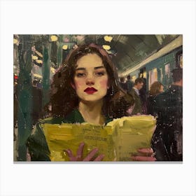 London Commuter Canvas Print