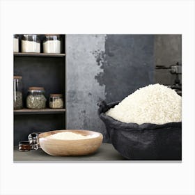 Rice In A Bowl Canvas Print