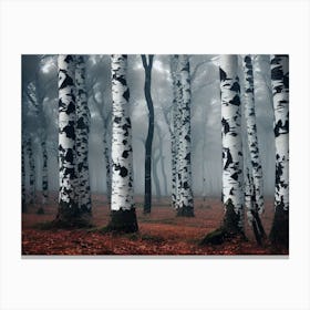 Birch Forest 115 Canvas Print