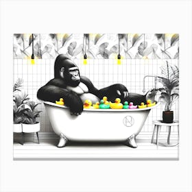 Gorilla’s Chill Zone Canvas Print