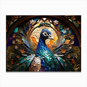 Peacock 12 Canvas Print