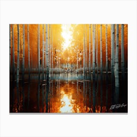 Catori - She Is Spirit - Birch Forest Canvas Print