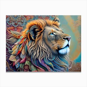 Lion Painting 66 Canvas Print