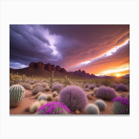 Desertgarden Canvas Print