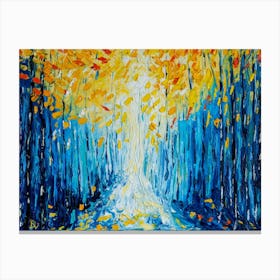 Mystic Autumn Woods Canvas Print