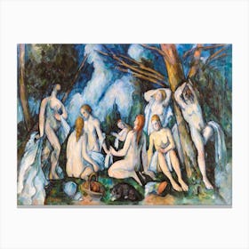 The Large Bathers, Paul Cézanne Canvas Print