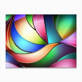 Abstract Colorful Background Canvas Print