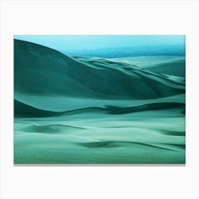 The Paracus Dunes Landscape  Art Print Canvas Print