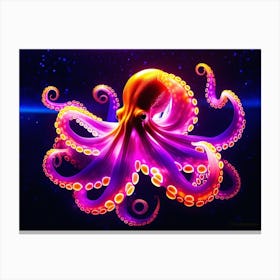 Cosmic Octopus Canvas Print