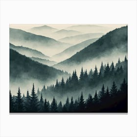 Forest Of Phantoms Canvas Print