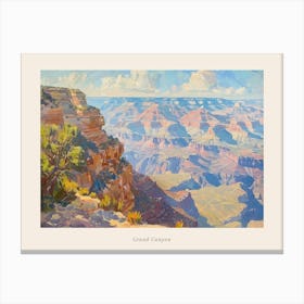Western Landscapes Grand Canyon Arizona 4 Poster Canvas Print