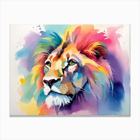 Lion Painting 37 Canvas Print