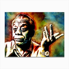 Painting Of James Baldwin Toile