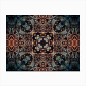 Modern Art Is An Ancient Ethnic Pattern Canvas Print