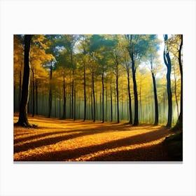 Autumn Forest 52 Canvas Print