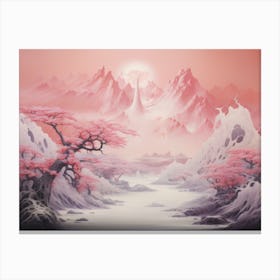 Asian Pink Canvas Print