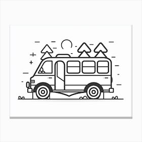 Camper Van Canvas Print