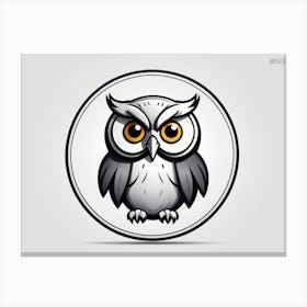 Owl Logo 2 Canvas Print