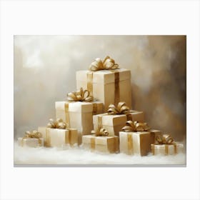 Christmas Gift Boxes 1 Canvas Print