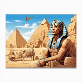 Egyptian King 2 Canvas Print