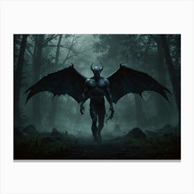 Demon In The Woods 2 Canvas Print