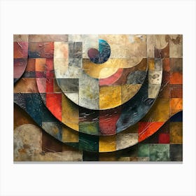 Abstract Painting, Cubism Canvas Print