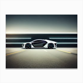 Futuristic Car 20 Canvas Print