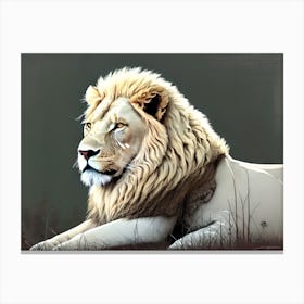 Lion art 72 Canvas Print