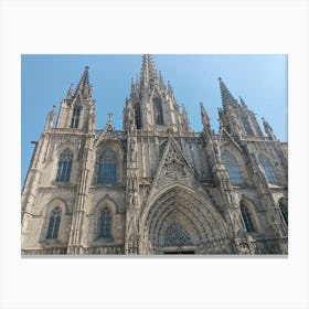 Cathedral Of Barcelona Canvas Print