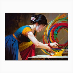 Chinese Painting 2 Canvas Print