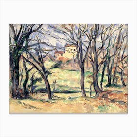 Trees And Houses Near The Jas De Bouffan, Paul Cézanne Canvas Print