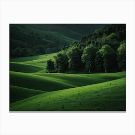 Green nature Canvas Print