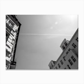 Old European Apartment Building View From Below 1 Canvas Print
