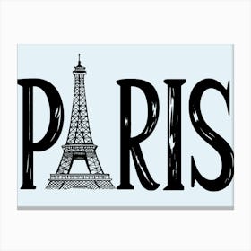 Paris Eiffel Tower Canvas Print