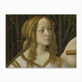 Sandro Botticelli Woman And A Boy Canvas Print