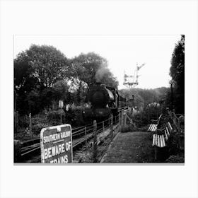 Autum 2024 Isle Of Wight Steam Railway Canvas Print