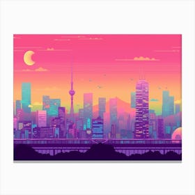 Tokyo Skyline 2 Canvas Print