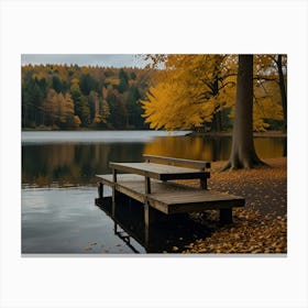 Autumn Lake 1 Canvas Print