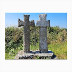 Two Crosses Canvas Print