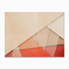 Geometric Sunset 3 Canvas Print