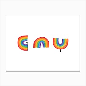 Gay Canvas Print